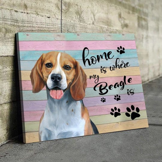 CHD0118 Beagle Matte Canvas