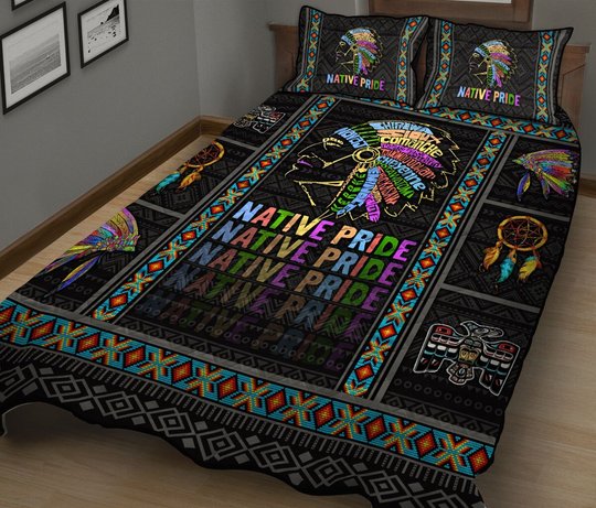 DIE08092020001-DIQ08092020001-Native American -Quilt Bed Set & Quilt Blanket