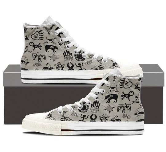 THS2038 native american 2 HIGH TOP