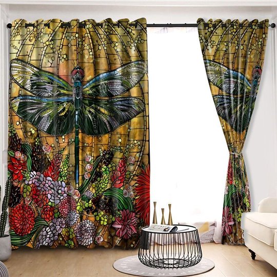 CHW021 Dragonfly WINDOW CURTAINS