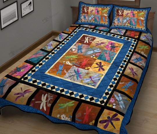 THE5068 Dragonfly Quilt Bed Set