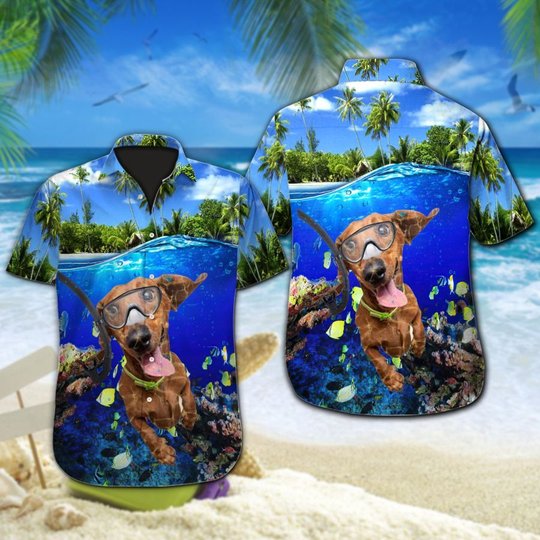 DIODOG2207004-DITDOG2207004-Dachshunds Diving-Men-Women Set
