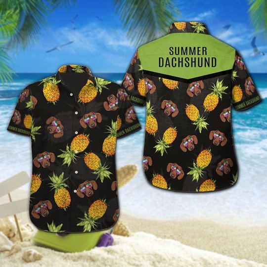 MHTCHO1006 - MHOCHO1006 Summer Dachshund Hawaii Set