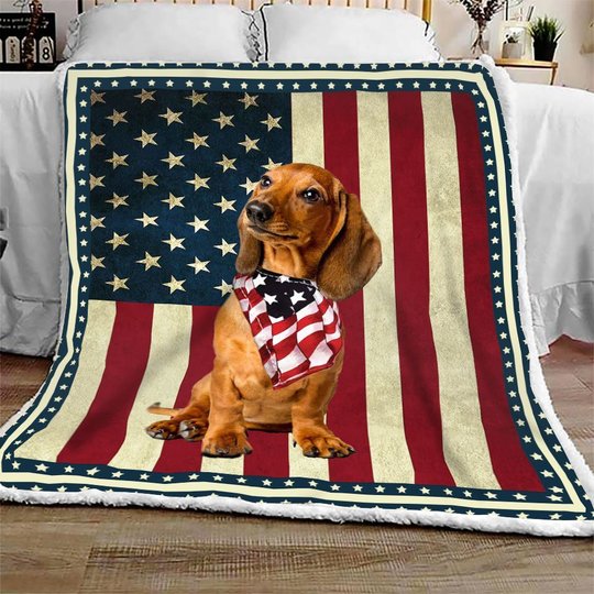 Dachshund Quilt Bed Set & Quilt Blanket