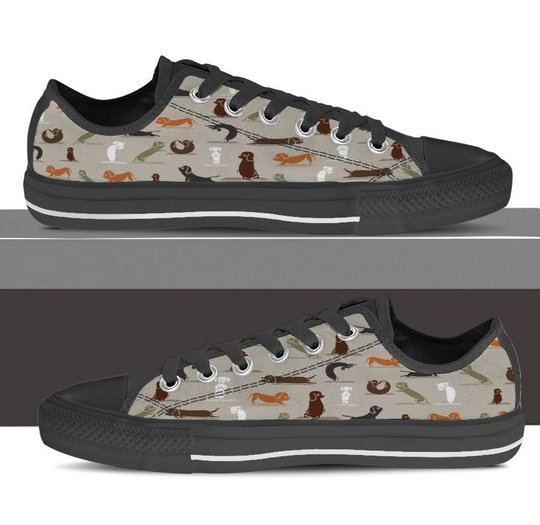 THS1072 DACHSHUND LOW TOP