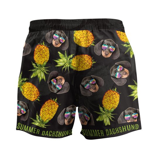 MHTCHO1003 - MHOCHO1003 Summer Black Dachshund Hawaii Set