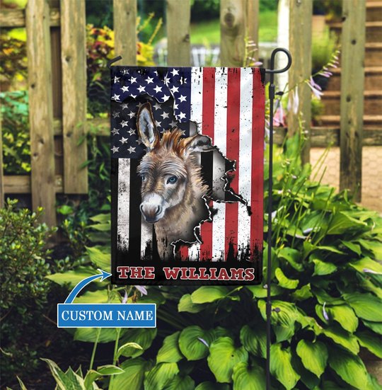 HUF3003 Donkey Personalized Flag