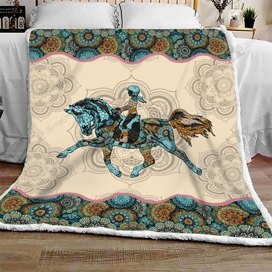 HORSEBACK RIDING Quilt Bed Set & Quilt Blanket THE5154 THQ0182