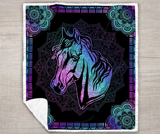 Horse Quilt Bed Set & Quilt Blanket THE20070705-THQ20070705