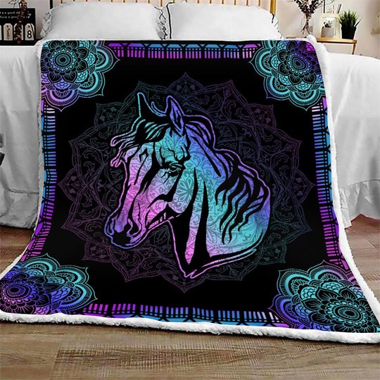Horse Quilt Bed Set & Quilt Blanket THE20070705-THQ20070705