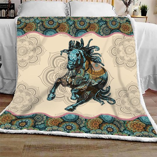 Horse Quilt Bed Set & Quilt Blanket THE20070703-THQ20070703