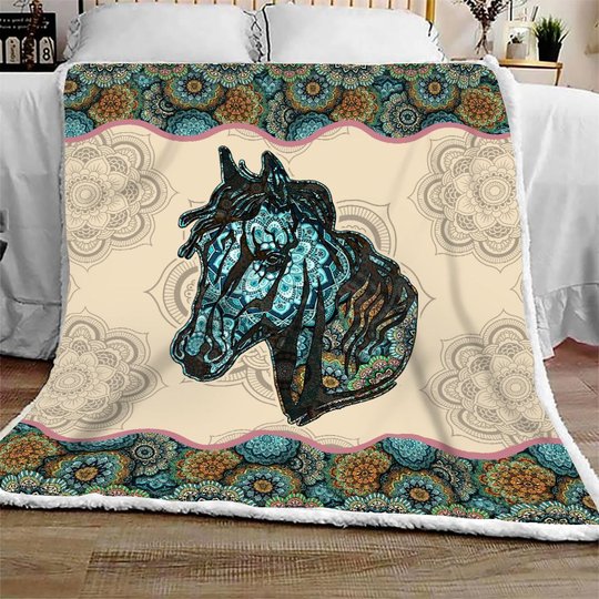 Horse Quilt Bed Set & Quilt Blanket THE20070702-THQ20070702