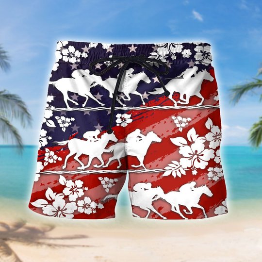 Horse racing 2 Men-Women Hawaii Set DIT21061006-DIO21061006