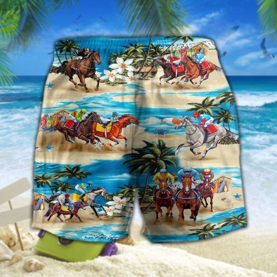 Racing Horse Men-Women Hawaii Set DIT21041601-DIO21041601