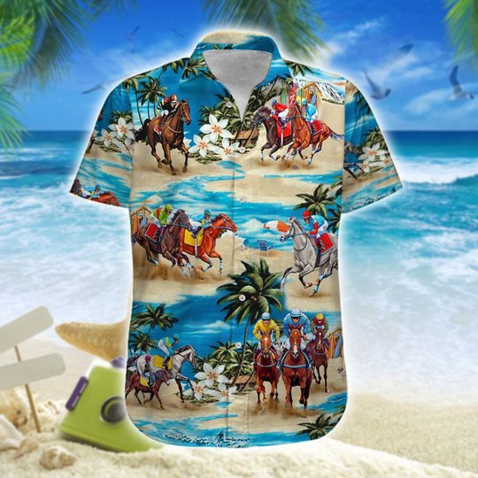 Racing Horse Men-Women Hawaii Set DIT21041601-DIO21041601