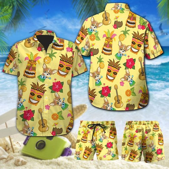 MHTCHO1203 - MHOCHO1203 Chihuahua 2 Hawaii Set