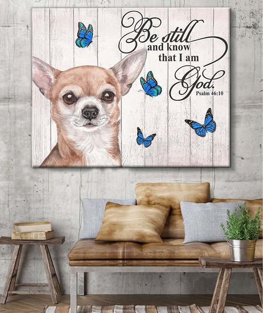 THD0111 Chihuahua Matte Canvas