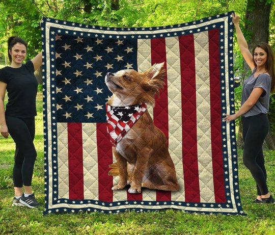 Chihuahua Quilt Bed Set & Quilt Blanket