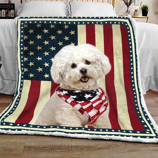 Bichon Frisé Quilt Bed Set & Quilt Blanket