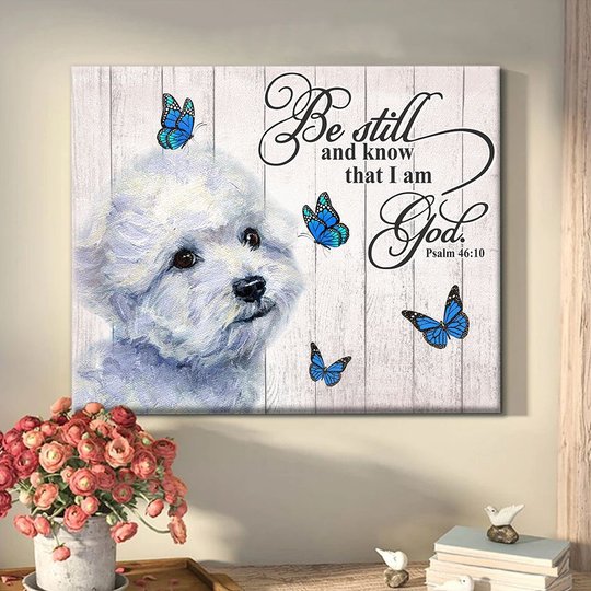 THD0104 Bichon Frisé Matte Canvas