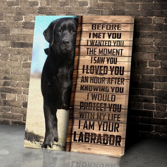 CHD0108 Labrador Retriever Matte Canvas