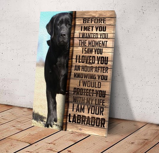 CHD0108 Labrador Retriever Matte Canvas