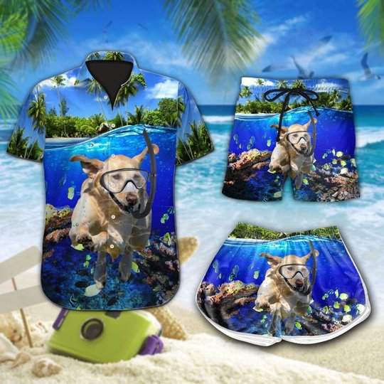 DIODOG2707004-DITDOG2707004-Labrador Retriever Diving-Men-Women Set
