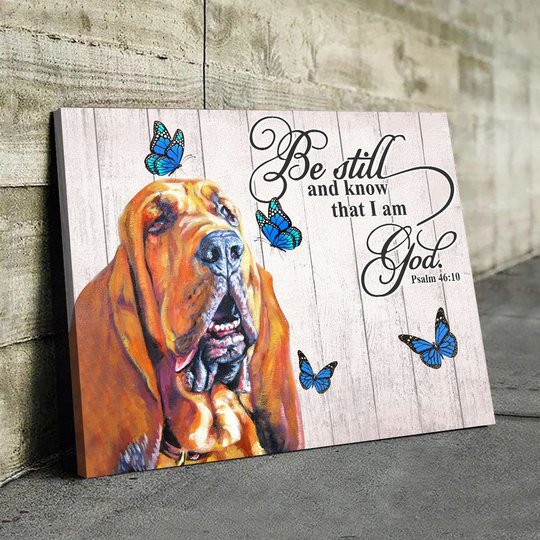 THD0121 Bloodhound Matte Canvas