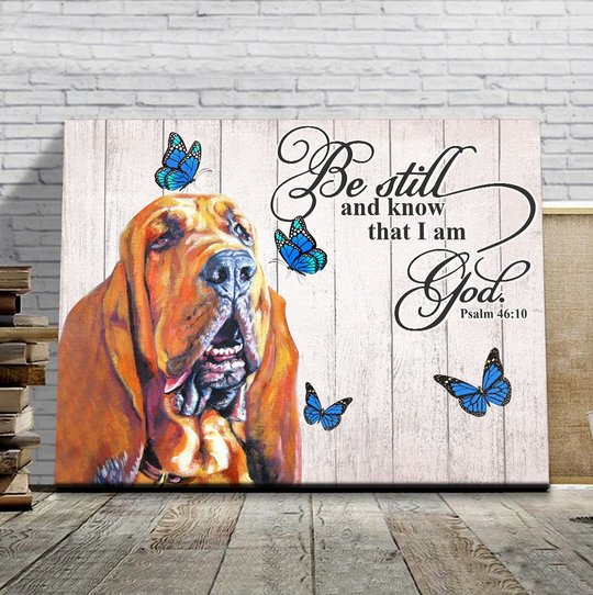 THD0121 Bloodhound Matte Canvas