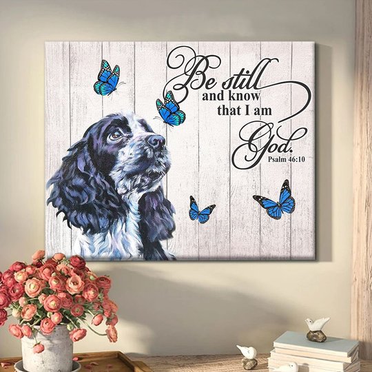 THD0148 English Cocker Spaniel Matte Canvas