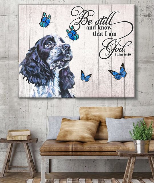 THD0148 English Cocker Spaniel Matte Canvas