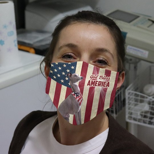 THM20072418 Greyhound God Bless Face Mask