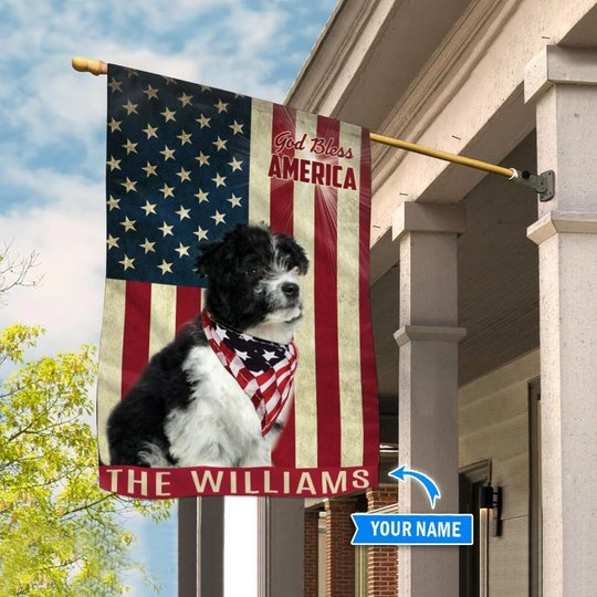 THF0188 Havanese God Bless America Personalized Flag