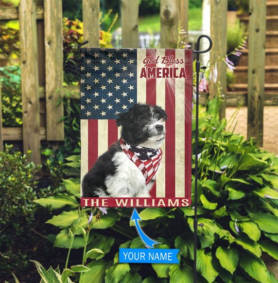 THF0188 Havanese God Bless America Personalized Flag