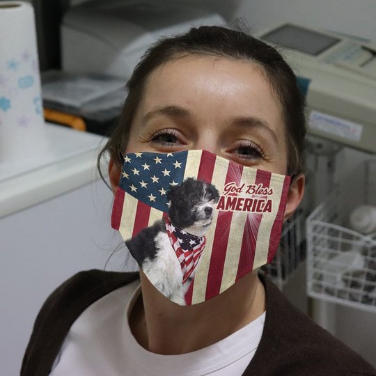 THM20072419 Havanese God Bless Face Mask