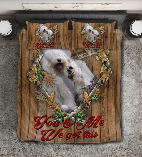 THBDOG1012 Old English Sheepdog Bedding Set