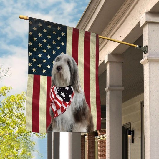 THF0287 Old English Sheepdog Flag