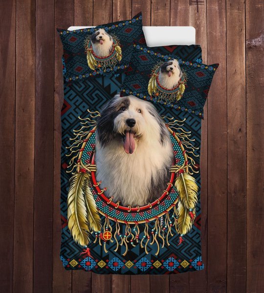 THBDOG1009 Old English Sheepdog Bedding Set