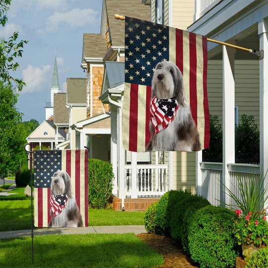 THF0287 Old English Sheepdog Flag
