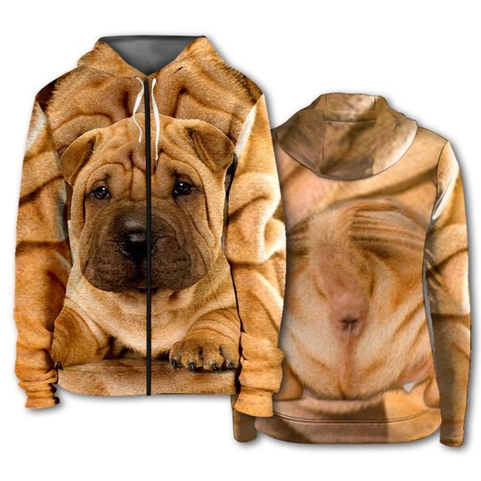CHTL0117 Shar Pei 3D HOODIE