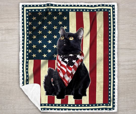 Black Cat Quilt Bed Set & Quilt Blanket