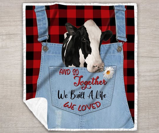 Dairy Cattle Quilt Bed Set & Quilt Blanket TUE4806 - TUQ4806