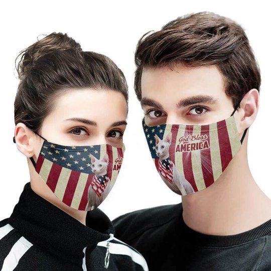 THM20072434 Sphynx cat God Bless Face Mask