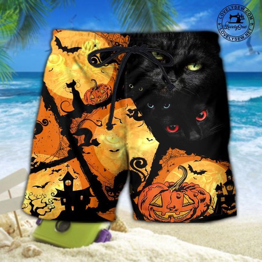 Black cats Men-Women Hawaii Set DIO21071701-DIT21071701