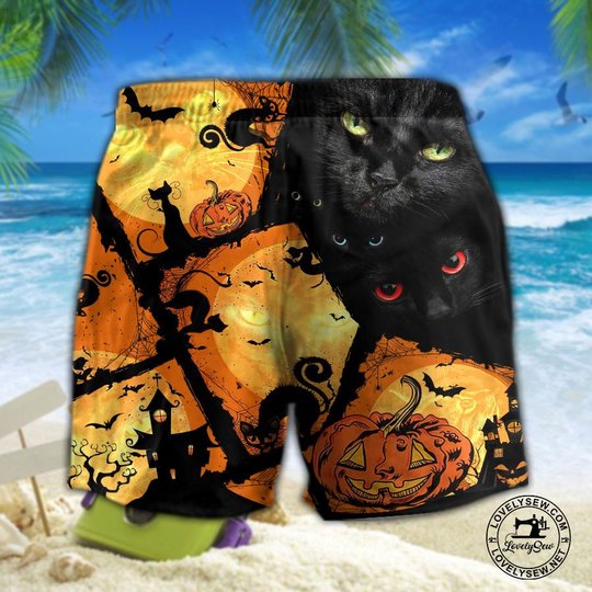 Black cats Men-Women Hawaii Set DIO21071701-DIT21071701