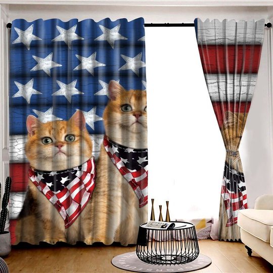 DIWD9004-Cat WINDOW CURTAINS