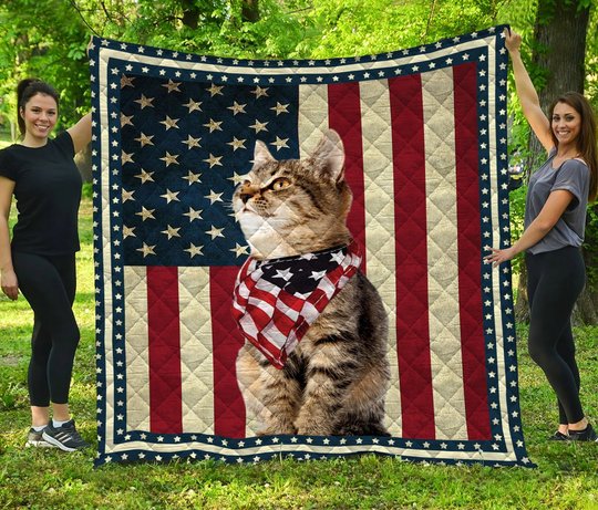 Cat Quilt Bed Set & Quilt Blanket