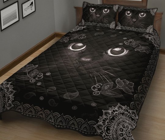 THE5090 Cat Quilt Bed Set Super Sale 50% OFF