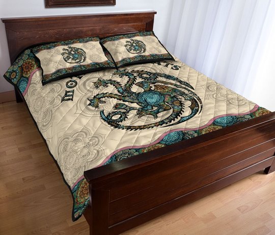 THE5006 Mother of cats Quilt Bed Set
