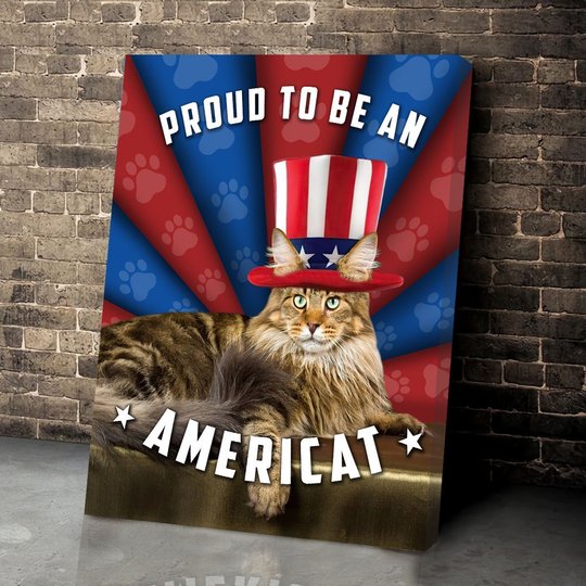 MHDMEO102 Maine Coon Americat Matte Canvas